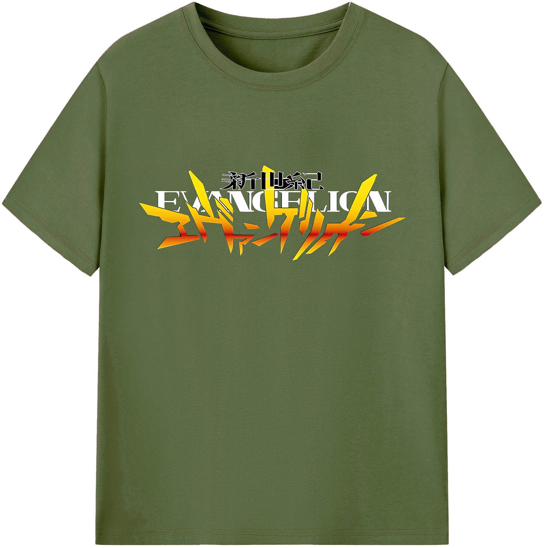 （画像用） EVA 新世紀エヴァンゲリオン 綿100％半袖Tシャツ（フロントプリント）